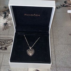 Pandora locket necklace